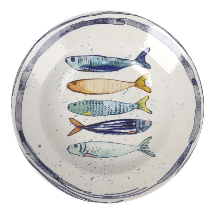 Plato Pasta 29 cm Peixe - Inde (6 Unidades) 1 Plato Pasta 29 cm Peixe - Inde (6 Unidades) 1