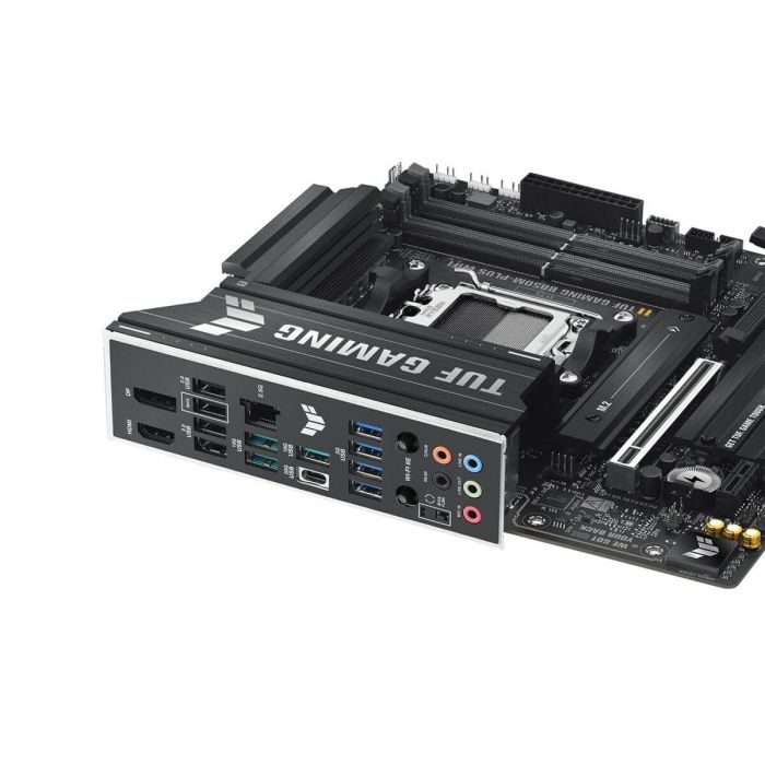 ASUS TUF GAMING B850M-PLUS WiFi Placa Base micro ATX AMD B850 Zócalo AM5 DDR5 para Ryzen 7000/8000/9000 Series Wi-Fi 6E BT 5.3 8
