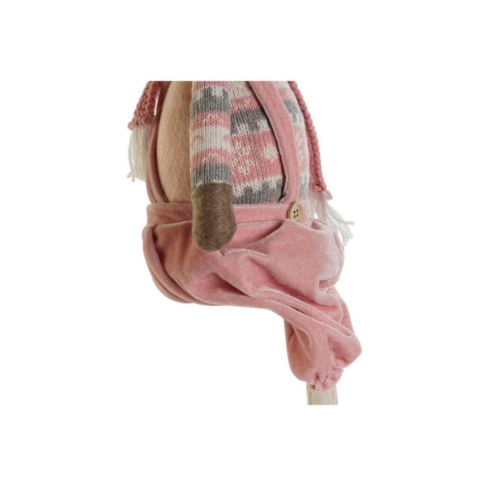 Figura DKD Home Decor Rosa Blanco 14 x 63.5 x 17 cm (2 Unidades) 2 Figura DKD Home Decor Rosa Blanco 14 x 63.5 x 17 cm (2 Unidades) 2
