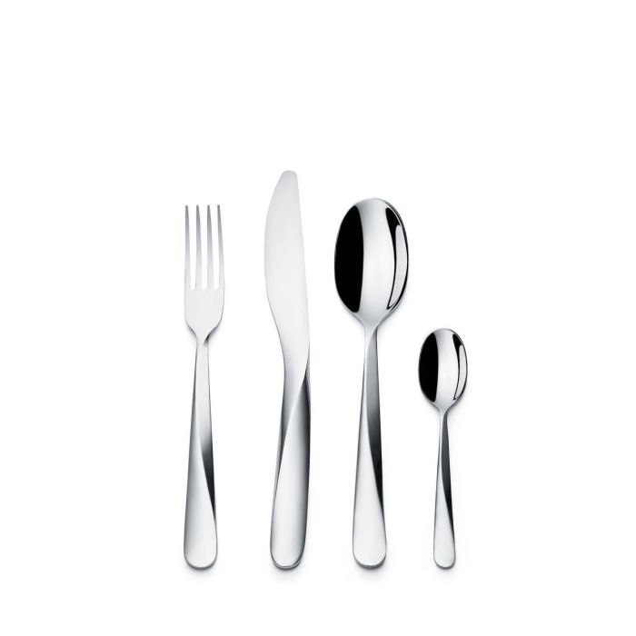 Alessi UNS03S24 Cubertería Giro 24 Piezas Acero Inoxidable 18/10