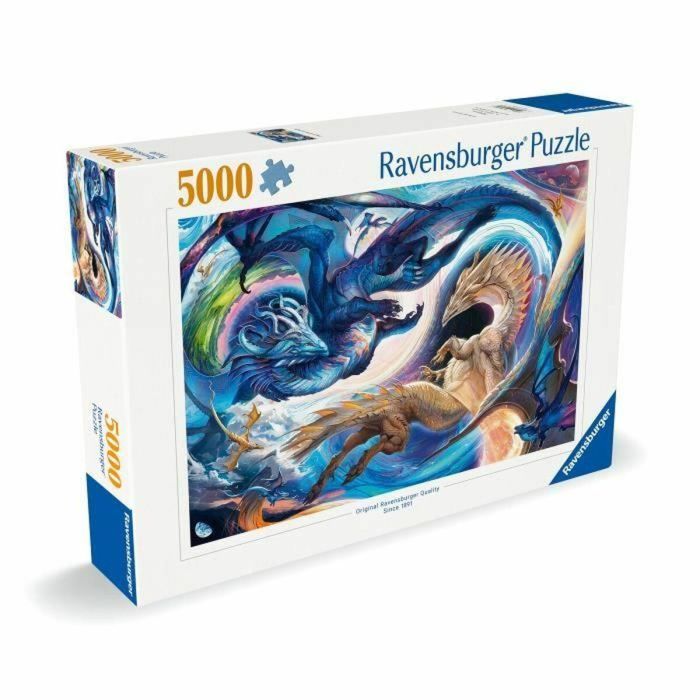 Ravensburger 12000813 Puzle de 5000 piezas: Dragón de día y de noche. Ideal para adultos y entusiastas, a partir de 14 años. 1 Ravensburger 12000813 Puzle de 5000 piezas: Dragón de día y de noche. Ideal para adultos y entusiastas, a partir de 14 años. 1