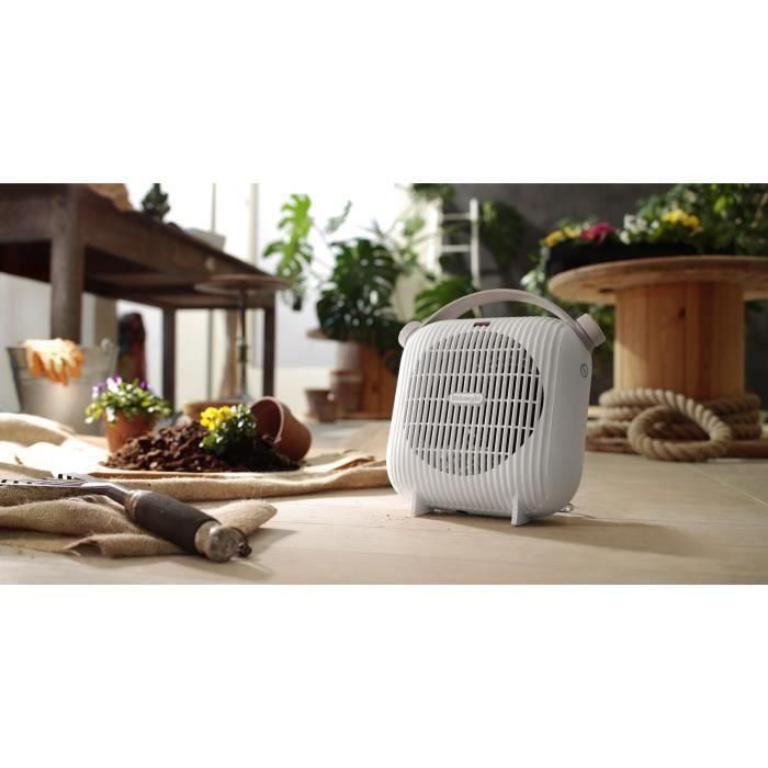 Delonghi SCC8004399143463 Termoventilador Clásico 2400W con Termostato de Seguridad Regulable, IP21 1 Delonghi SCC8004399143463 Termoventilador Clásico 2400W con Termostato de Seguridad Regulable, IP21 1