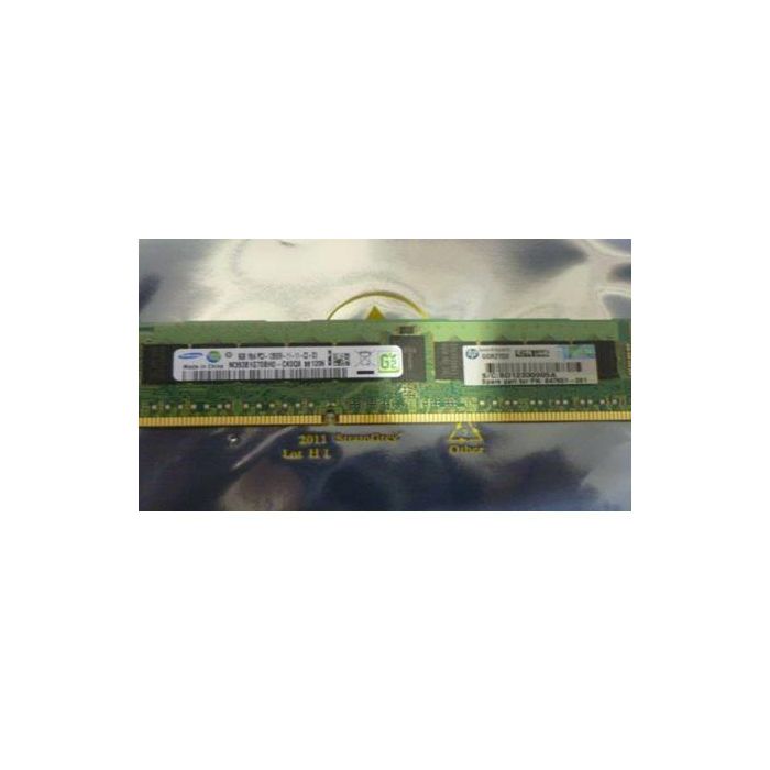 Hewlett Packard Enterprise 8GB, 1600MHz, PC3-12800R-11, DDR3-1600, Single-Rank, 1.5V, Dual In-Line Memory Module (DIMM) 1 Hewlett Packard Enterprise 8GB, 1600MHz, PC3-12800R-11, DDR3-1600, Single-Rank, 1.5V, Dual In-Line Memory Module (DIMM) 1
