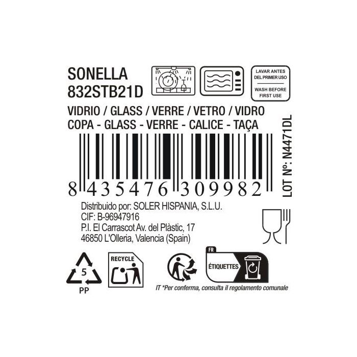 La Mediterranea Copa Sonella 360 Cc Azul 4