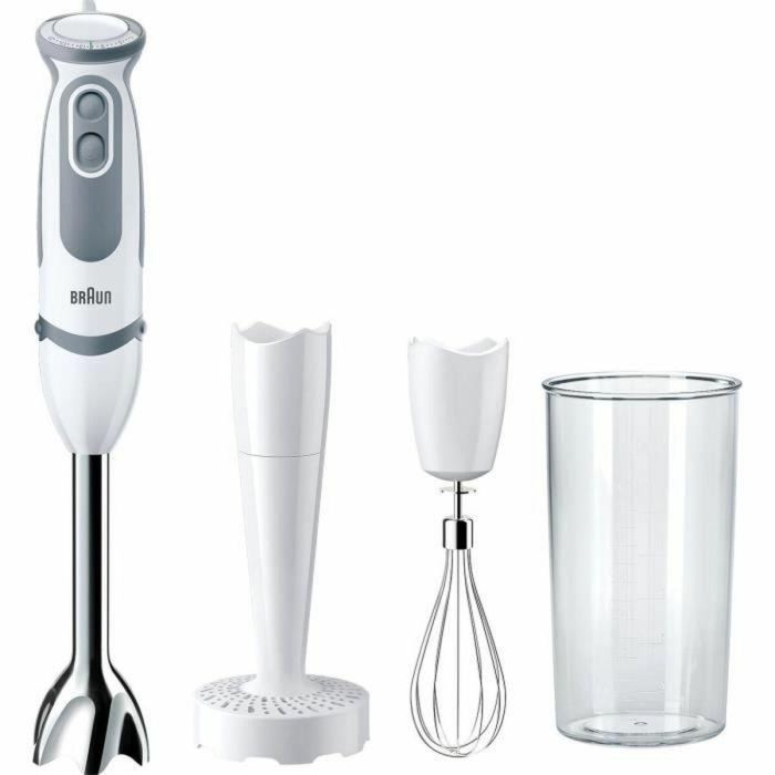 Licuadora - BRAUN - MQ5207WH - 1000 W - 600 ml - Gris/Blanco 1 Licuadora - BRAUN - MQ5207WH - 1000 W - 600 ml - Gris/Blanco 1