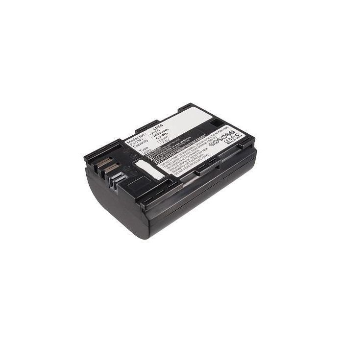 CoreParts Camera Battery for Canon 13.3Wh Li-ion 7.4V 1800mAh Black, 5D Mark III, EOS 5D Mark II, EOS 5D Mark III, EOS 60D, EOS 60Da, EOS 6D, EOS 7D, EOS 7D MARK II CoreParts Camera Battery for Canon 13.3Wh Li-ion 7.4V 1800mAh Black, 5D Mark III, EOS 5D Mark II, EOS 5D Mark III, EOS 60D, EOS 60Da, EOS 6D, EOS 7D, EOS 7D MARK II