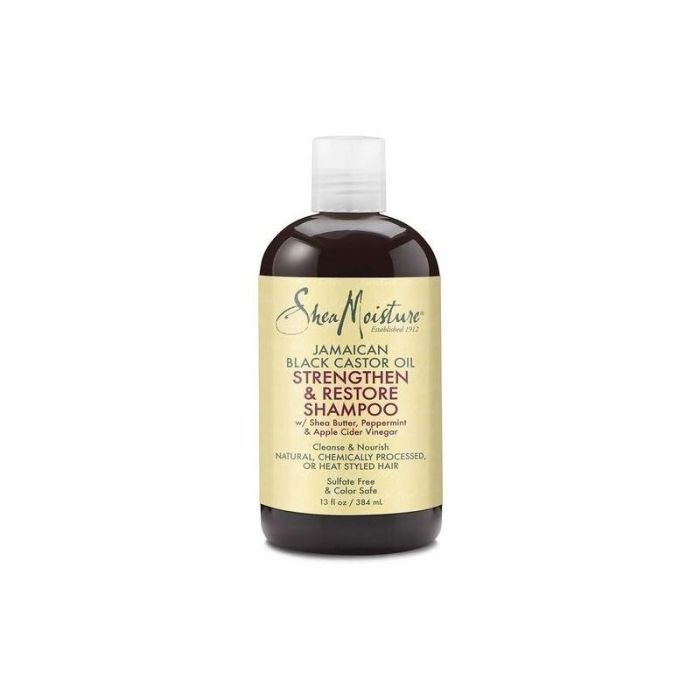 Shea Moisture Champú Fortalecedor y Restaurador con Aceite de Ricino Negro de Jamaica y Manteca de Karité 384ml Shea Moisture Champú Fortalecedor y Restaurador con Aceite de Ricino Negro de Jamaica y Manteca de Karité 384ml