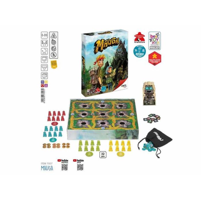 Cayro Mauga Juego de Mesa para 8 Años - Edición Multilingüe: Español, Inglés, Francés, Italiano, Portugués, Alemán Cayro Mauga Juego de Mesa para 8 Años - Edición Multilingüe: Español, Inglés, Francés, Italiano, Portugués, Alemán