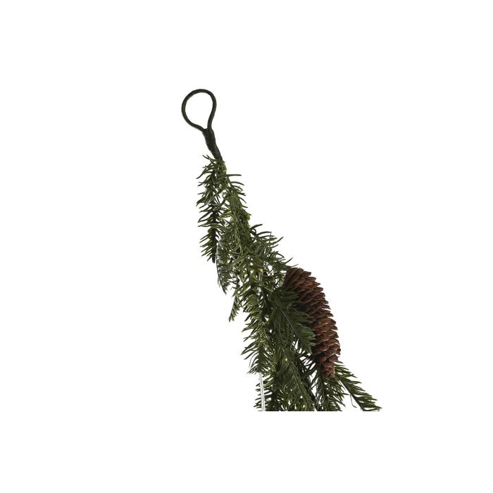 Guirnalda Navidad Alpina DKD Home Decor Verde Marron 7 x 200 x 20 cm (2 Unidades) 2