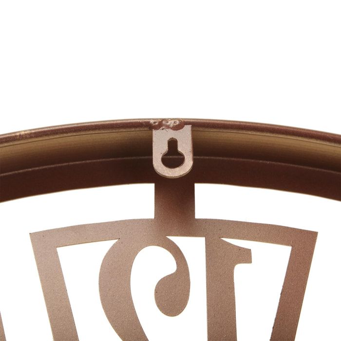 Reloj Pared Metal Dorado Versa 60CM (2 Unidades) 2 Reloj Pared Metal Dorado Versa 60CM (2 Unidades) 2