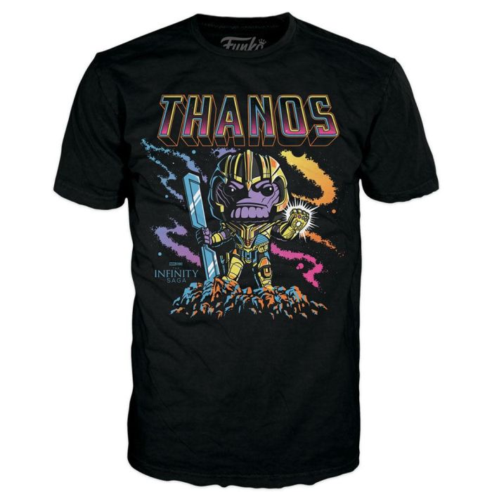 Set figura POP & Tee Marvel Infinity Saga Thanos Exclusive 3