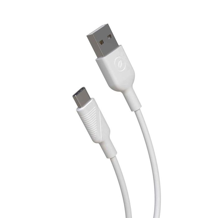 muvit for change cable USB a Tipo C/27W 3A 3m blanco 2
