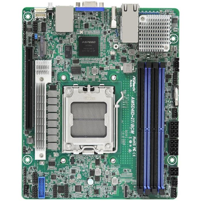 ASRock Mainboard AM5D4ID-2T/BCM mini-ITX Sockel AM5 Single 0 ASRock Mainboard AM5D4ID-2T/BCM mini-ITX Sockel AM5 Single 0
