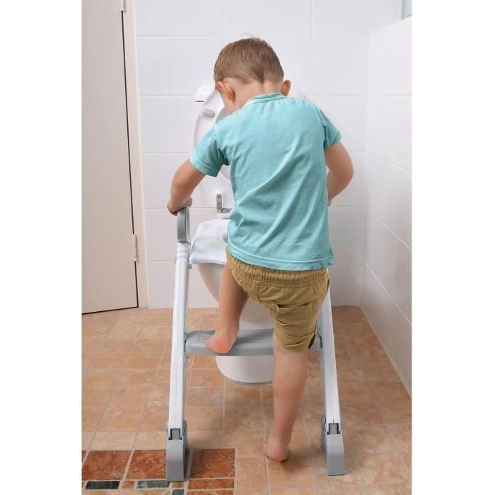 Reductor de inodoro - DREAMBABY - STEP-UP - Asiento de entrenamiento para ir al baño - 2 niveles regulables - Gris 5