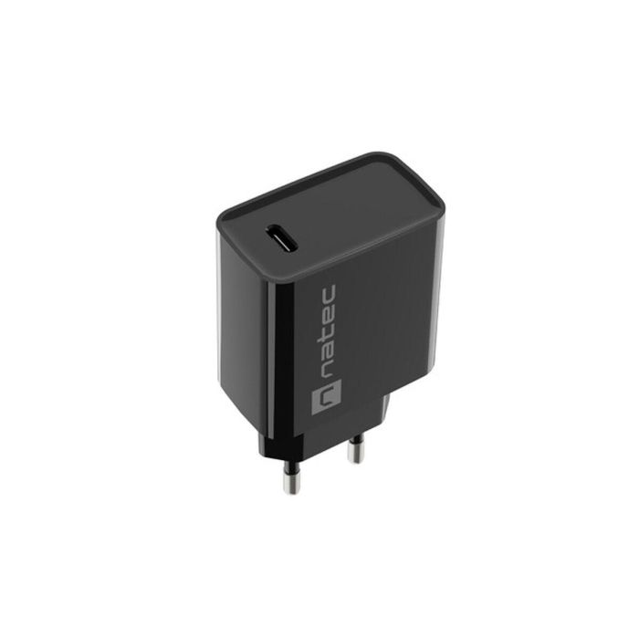 Cargador de Pared Natec NUC-2060 RIBERA Negro 20 W 1 Cargador de Pared Natec NUC-2060 RIBERA Negro 20 W 1