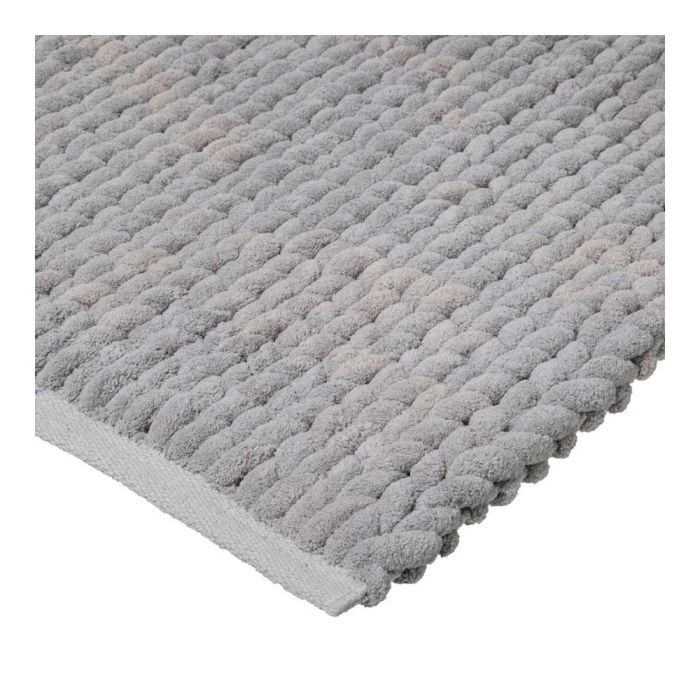 Alfombra baño gris 50x75cm 1