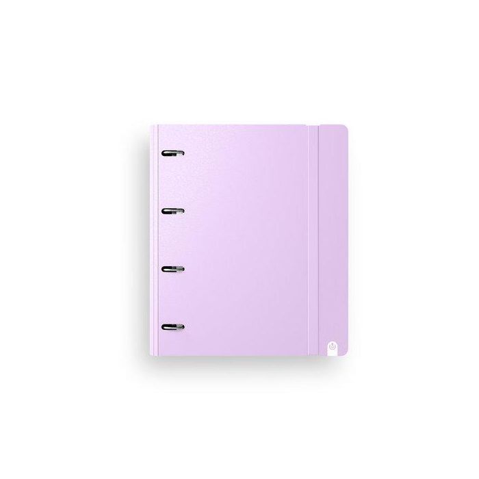 Carpebloc Carchivo Soft Pp Foam A4 4 An.Mixtas 35Mm Con Rec. 100 Hj. Cuadric.4X4 Malva