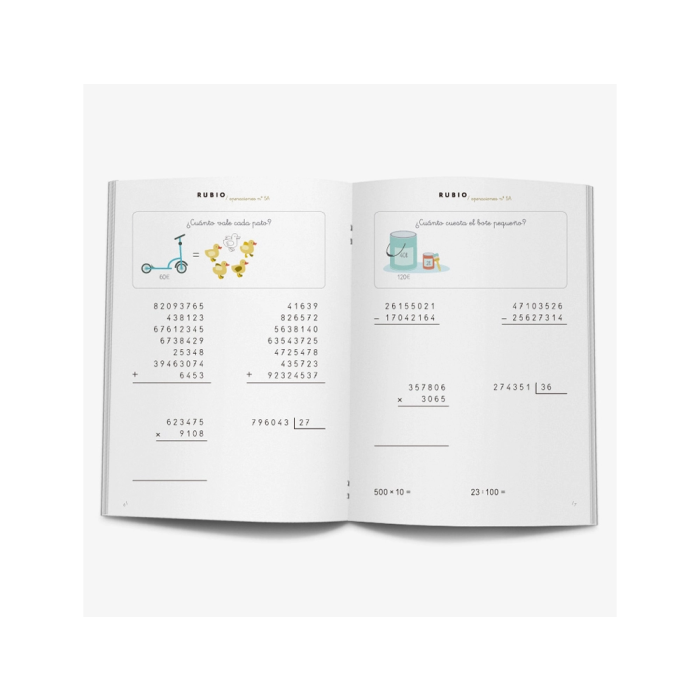 Rubio Cuaderno Problemas nº 5a para el desarrollo intelectual del alumno. Complementa y potencia las enseñanzas de los centros educativos. 2