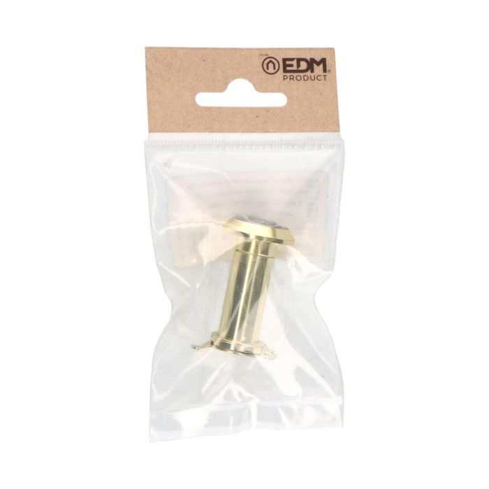 Edm Mirilla Mr01 14 mm 180º Latonado para puertas de 35-60 mm 1 Edm Mirilla Mr01 14 mm 180º Latonado para puertas de 35-60 mm 1