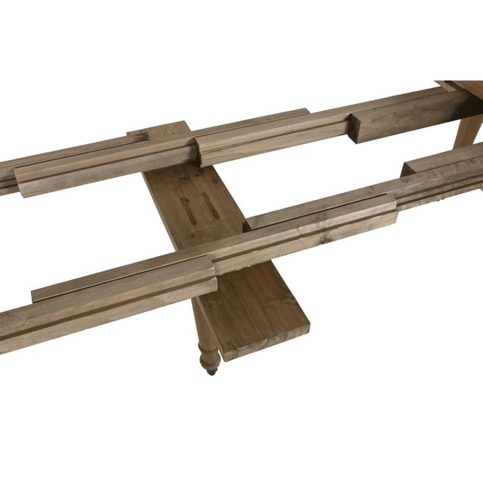 Mesa de Comedor Home ESPRIT Natural Abeto 100 x 100 x 78 cm 4