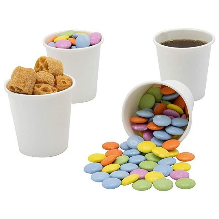 Set de 50 vasos blancos de cartón 80 cc Algon (36 Cajas) 2 Set de 50 vasos blancos de cartón 80 cc Algon (36 Cajas) 2
