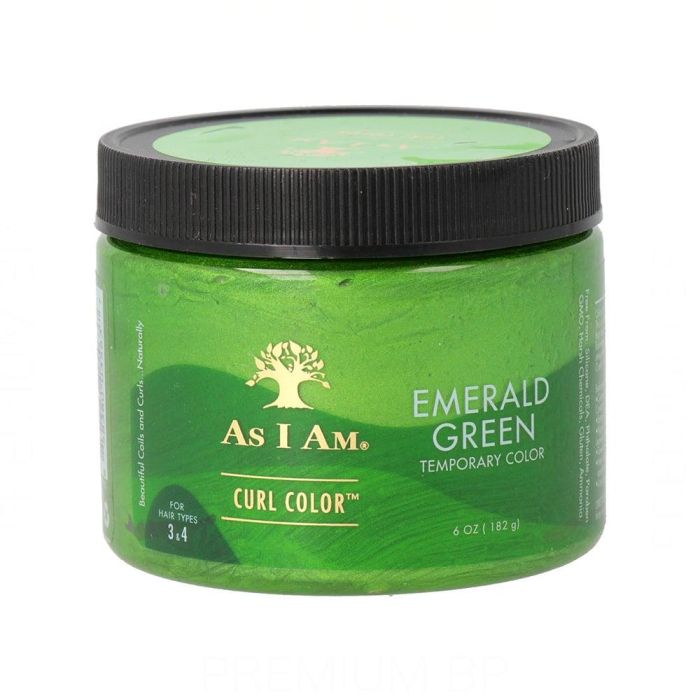 As I Am Gel de Color Temporal para Rizados Emerald Green 182 g As I Am Gel de Color Temporal para Rizados Emerald Green 182 g