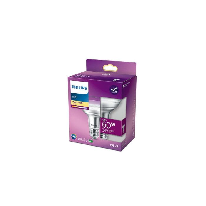 Bombilla LED Philips E27 R80 4W 410Lm 2700K [PH-929001891503