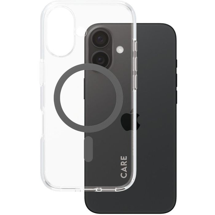 PanzerGlass CARE Case Flagship MagSafe para iPhone 16 - Negro