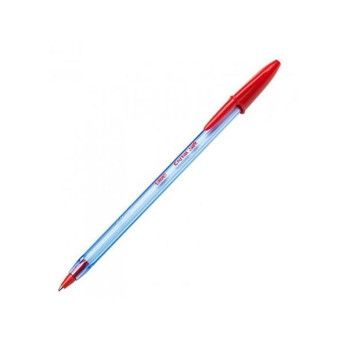 Bic Bolígrafo Cristal Soft Rojo Caja 50 Ud Bic Bolígrafo Cristal Soft Rojo Caja 50 Ud
