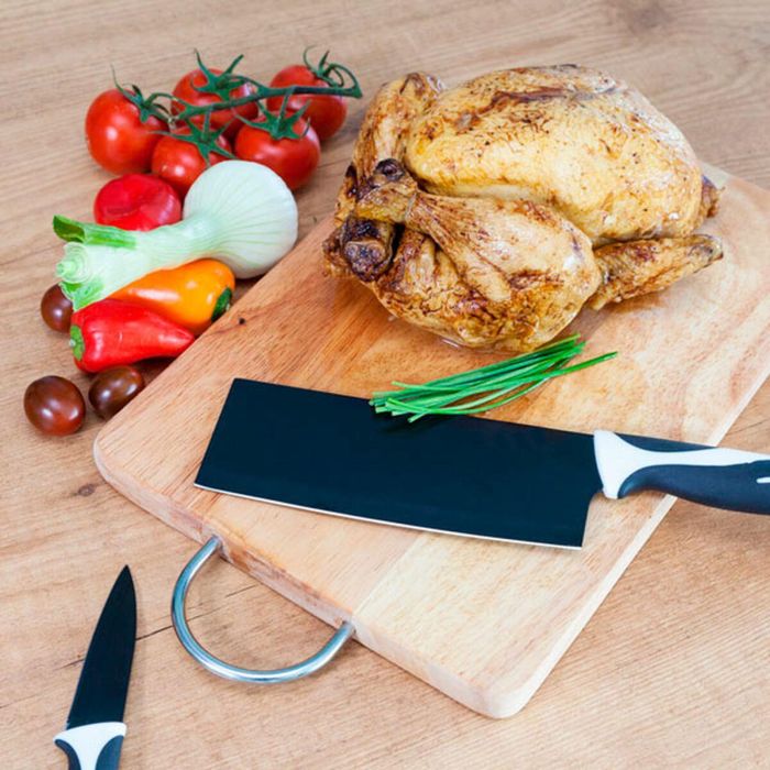 Cuchillo de Mesa Bravissima Kitchen Cuchillos Swiss Chef 6 Piezas Acero Inoxidable 6 Cuchillo de Mesa Bravissima Kitchen Cuchillos Swiss Chef 6 Piezas Acero Inoxidable 6