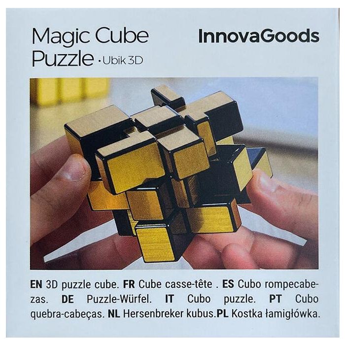 Innovagoods Cubo Mágico Rompecabezas Ubik 3D V0101037 - Juego de Habilidad para Mente 1 Innovagoods Cubo Mágico Rompecabezas Ubik 3D V0101037 - Juego de Habilidad para Mente 1