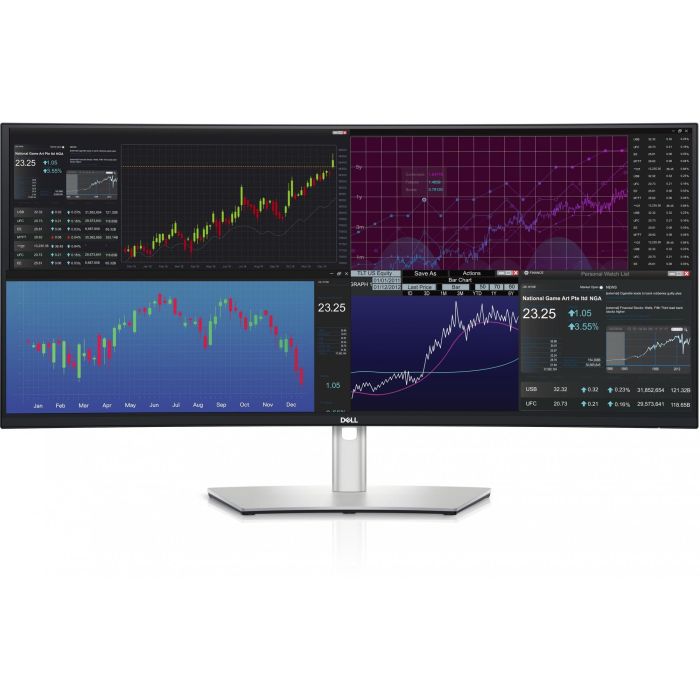 Dell U3824DW UltraSharp Curved USB-C Hub Monitor 38" (96,5cm) Quad HD (3840x1600) 8ms IPS Black Panel 1