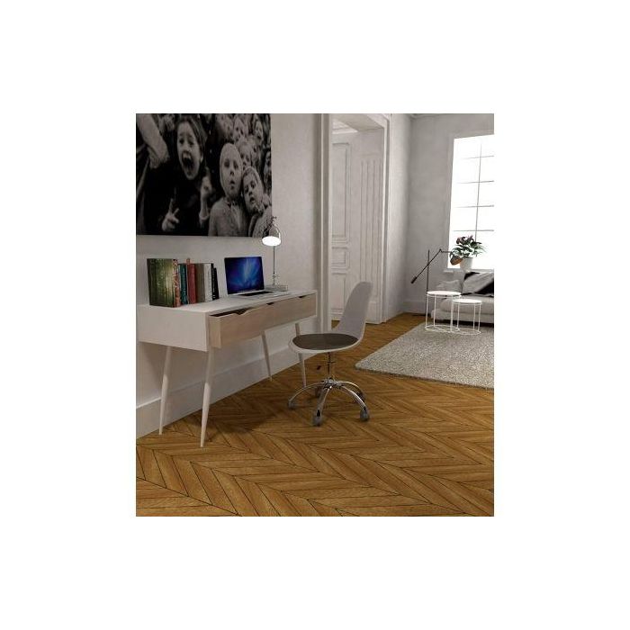 Mesa de Escritorio Eurosilla UCLA - 50 x 75 x 110cm / Acabado Blanco y Roble 4 Mesa de Escritorio Eurosilla UCLA - 50 x 75 x 110cm / Acabado Blanco y Roble 4