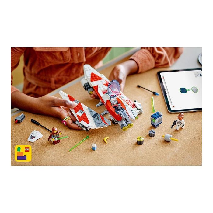 LEGO Star Wars 75388 Caza Estelar Jedi Bob con 2 Minifiguras y Droide Servo