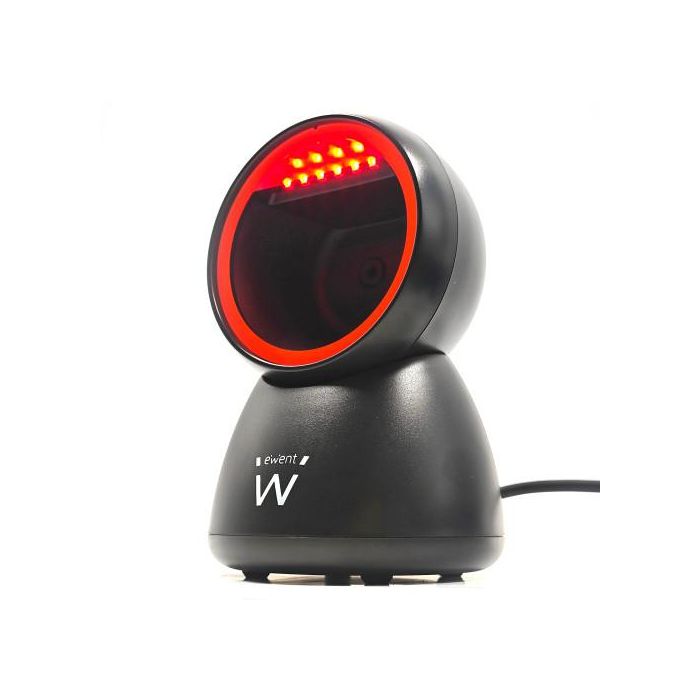 Ewent EW3450 Lector de códigos de barras fijo 1D/2D CMOS Negro - Escáner omnidireccional para QR, Data Matrix, PDF417 2 Ewent EW3450 Lector de códigos de barras fijo 1D/2D CMOS Negro - Escáner omnidireccional para QR, Data Matrix, PDF417 2