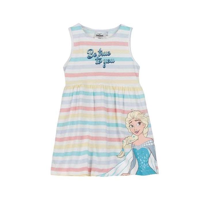 Vestido single jersey frozen 5 años