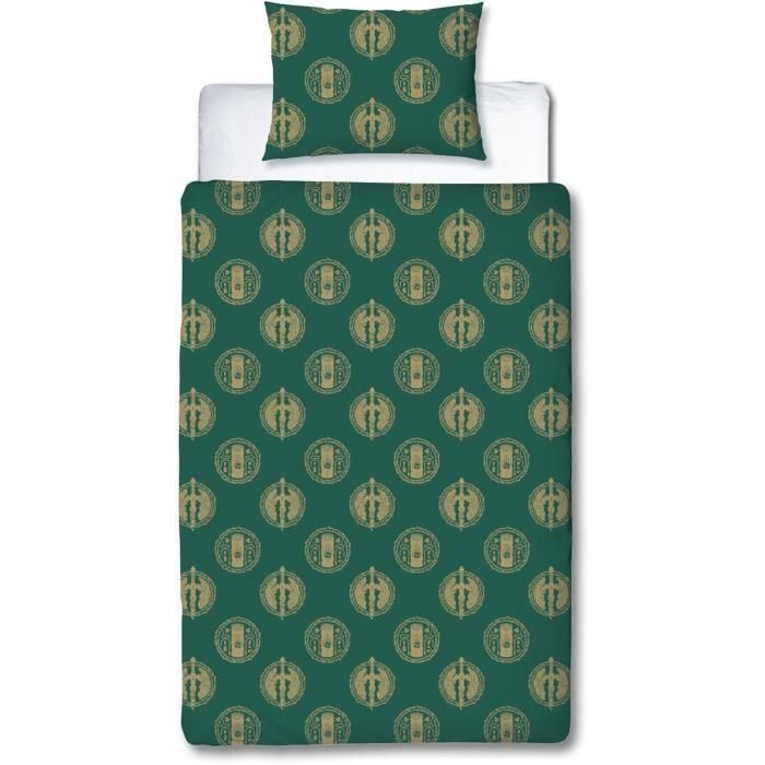 Juego de cama reversible - ZELDA - Microfibra - 1 funda nórdica 140 x 200 cm + 1 funda de almohada 63 x 63 cm 1 Juego de cama reversible - ZELDA - Microfibra - 1 funda nórdica 140 x 200 cm + 1 funda de almohada 63 x 63 cm 1