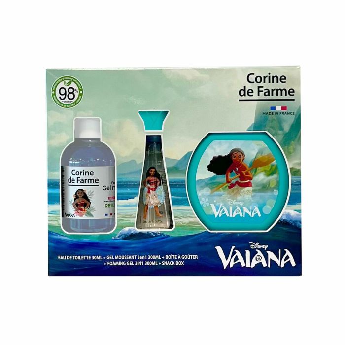 Perfume Infantil Corine de Farme Vaiana EDT 30 ml 300 ml 3 Piezas