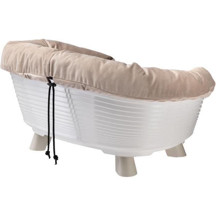 Ferplast FER8010690209999 Cesta Sofá Trono 4 con Cojín Blanco 2 Ferplast FER8010690209999 Cesta Sofá Trono 4 con Cojín Blanco 2