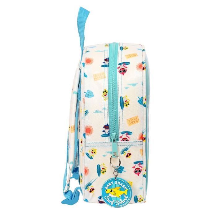 Mochila Infantil Baby Shark Surfing Azul Blanco 22 x 27 x 10 cm 1 Mochila Infantil Baby Shark Surfing Azul Blanco 22 x 27 x 10 cm 1