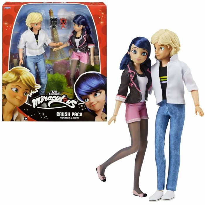 Bandai Miraculous Pack 2 Muñecos Marinette y Adrien P50377 - 26 cm 11 Bandai Miraculous Pack 2 Muñecos Marinette y Adrien P50377 - 26 cm 11