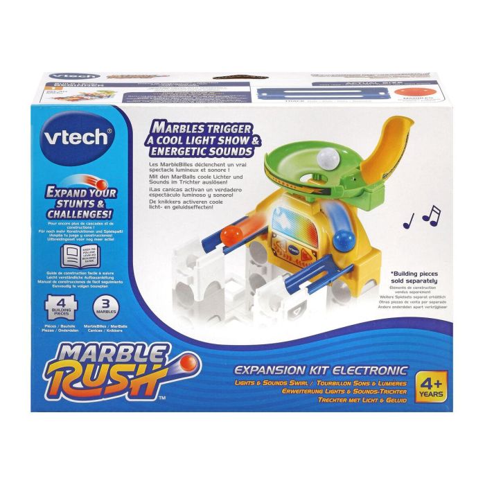 Set de Canicas Vtech Marble Rush - Expansion Kit Electronic - Trechter Circuito 4 Piezas Pista con Rampas + 4 Años Set de Canicas Vtech Marble Rush - Expansion Kit Electronic - Trechter Circuito 4 Piezas Pista con Rampas + 4 Años