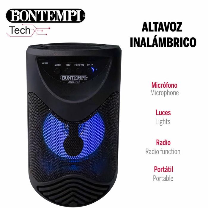 Altavoz con Micrófono Karaoke Bontempi 6 Unidades 5 Altavoz con Micrófono Karaoke Bontempi 6 Unidades 5