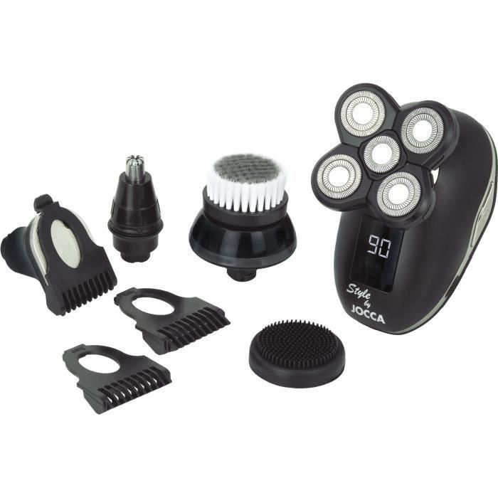 Jocca 1602 Kit de Afeitado y Cuidado Facial, Batería de Polímero de Litio 600 mAh, 1 Hora de Autonomía Jocca 1602 Kit de Afeitado y Cuidado Facial, Batería de Polímero de Litio 600 mAh, 1 Hora de Autonomía