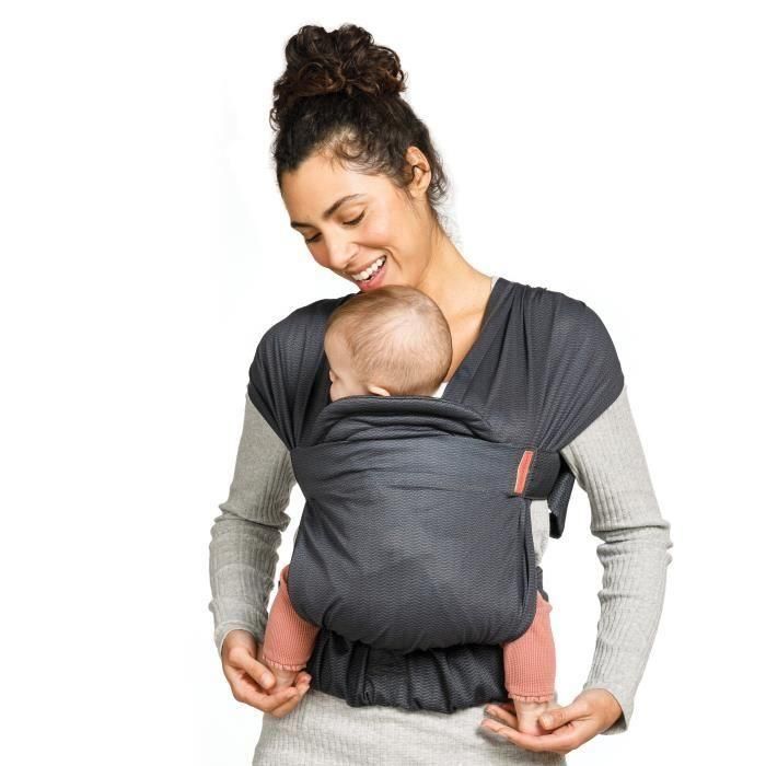 Infantino Portabebés Hug & Cuddle Tipo Fular Ergonómico y Fácil de Usar, para Llevar Bebés Cerca, Desde el Nacimiento (3 a 11.8 kg) 2 Infantino Portabebés Hug & Cuddle Tipo Fular Ergonómico y Fácil de Usar, para Llevar Bebés Cerca, Desde el Nacimiento (3 a 11.8 kg) 2
