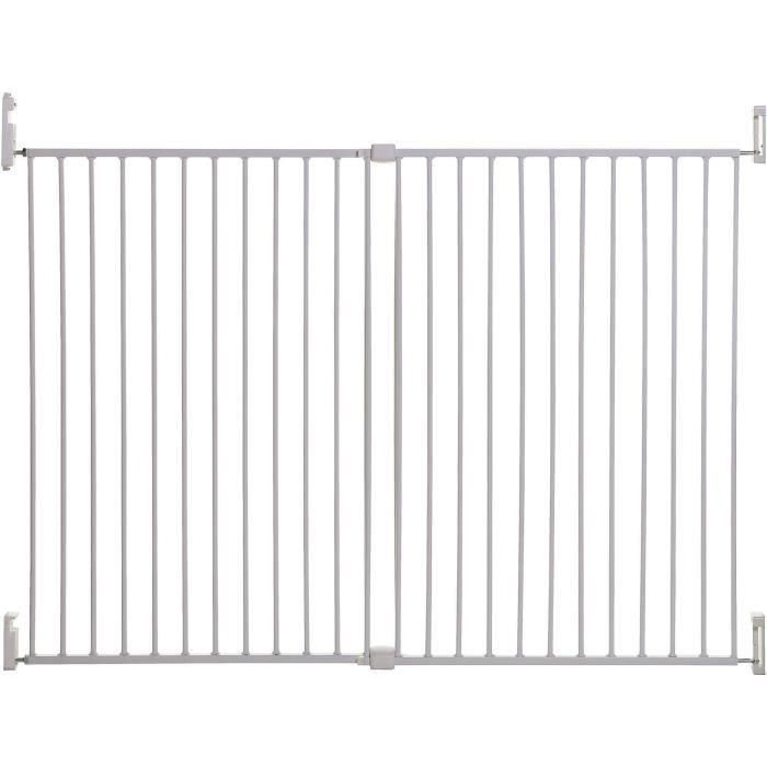 Dreambaby Safety Barriere Broadway Gate-Gate Extra-Large y Extra-Grande (para 76-134 cm), blanco