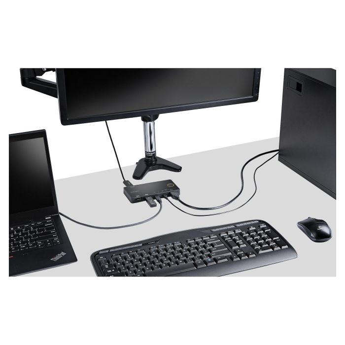 StarTech.com Switch KVM Híbrido USB-A/USB-C de 2 Puertos con HDMI 4K 60Hz para PC y Portátil 6 StarTech.com Switch KVM Híbrido USB-A/USB-C de 2 Puertos con HDMI 4K 60Hz para PC y Portátil 6