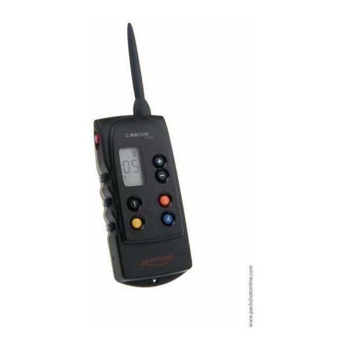Num'Axes CANICOM 1500 Set de Adiestramiento Remoto para Perros - Control 1-4 Collares, 1500m, Sonido, Flash, 18 Niveles Estáticos 2 Num'Axes CANICOM 1500 Set de Adiestramiento Remoto para Perros - Control 1-4 Collares, 1500m, Sonido, Flash, 18 Niveles Estáticos 2