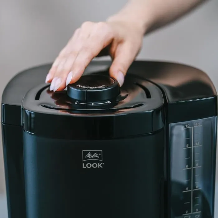 Melitta Cafetera Look V Glass 1025-02 Negra 1080 W 1,25 L 1