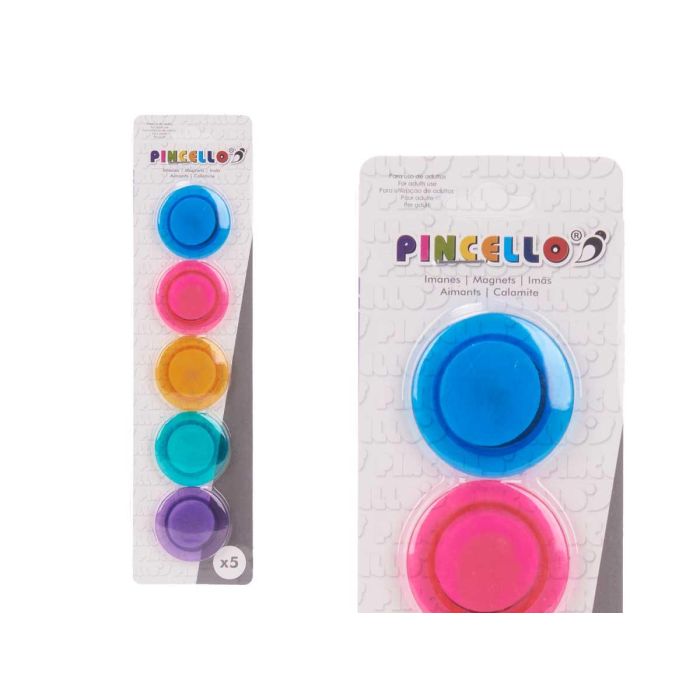 Set 5 Imanes Magneticos Pastel Grd Pincello 4X6CM (36 Unidades) 2 Set 5 Imanes Magneticos Pastel Grd Pincello 4X6CM (36 Unidades) 2